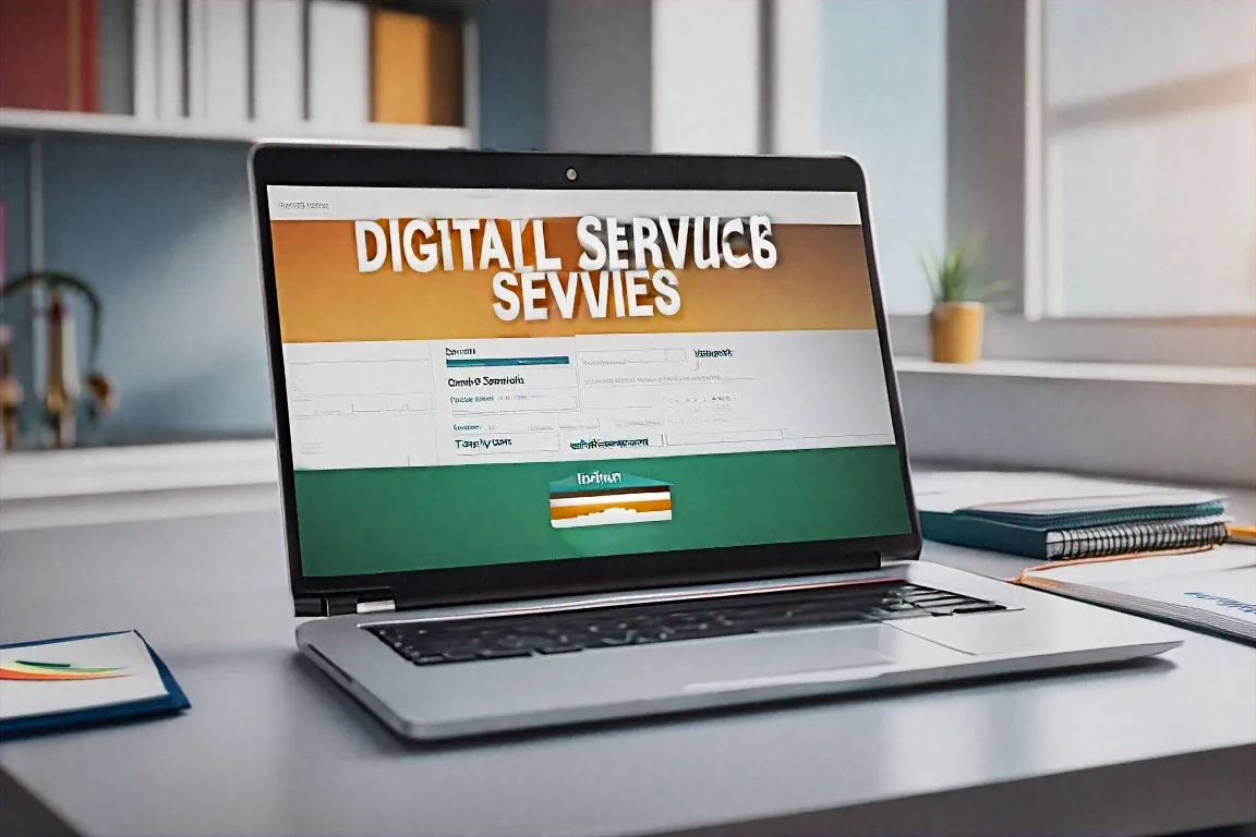 Person filing cyber crime complaint on laptop showing government portal